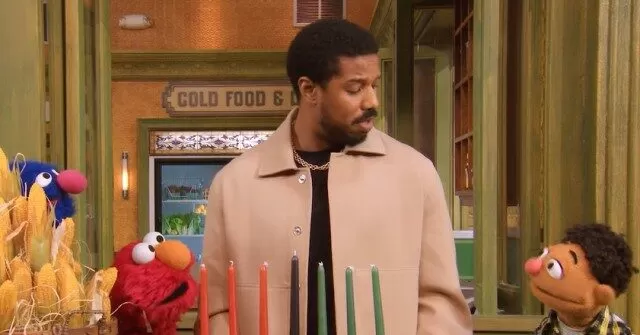Sesame Street Celebrates Fake 'Kwanzaa' Holiday with Actor Michael B. Jordan