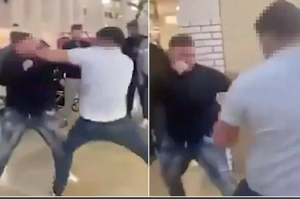 Viral shopping centre video showing fist fight 'in England' may actually have happened in Wales