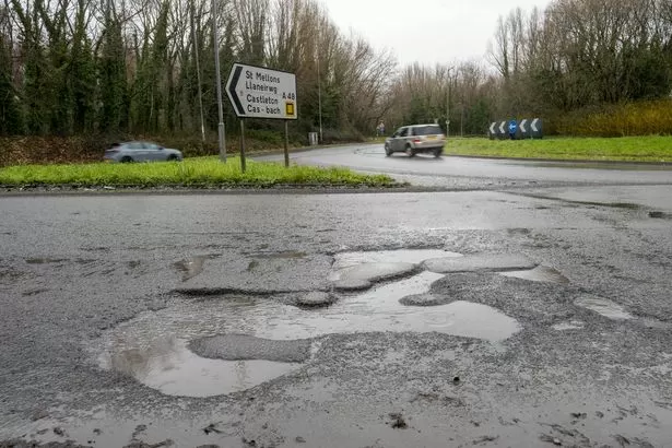 The staggering number of potholes that needed to be fixed across Wales over the past year