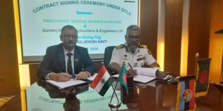 In a week, GRSE inks second deal to supply advanced tug to Bangladesh