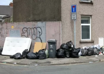 The state of Cardiff’s streets as six tonnes of rubbish collected after students move out