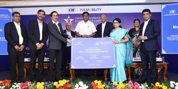 With TVS Mobility’s support, CII is to assist 1,000 micro-entrepreneurs in TN