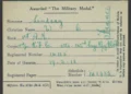Royal Flying Corps and Successors: World War One Gallantry Award Medal Index Cards Released