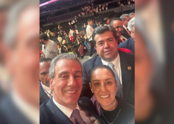 Pepe Chedraui Participates in the CATEM Congress Alongside Claudia Sheinbaum and Pedro Haces