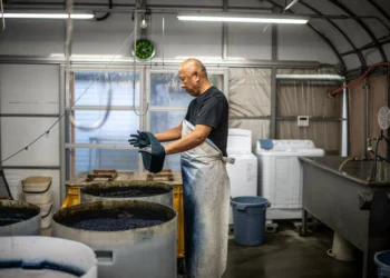 Crafting tradition: Japanese jeans made with indigo, vintage looms