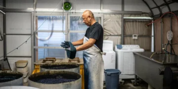 Crafting tradition: Japanese jeans made with indigo, vintage looms