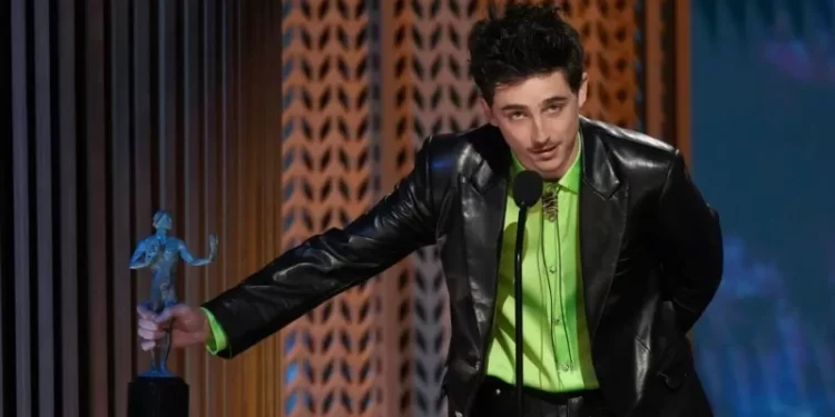 ‘Conclave’ triumphs at SAG Awards, Timothee Chalamet wins best actor, upending Oscar predictions