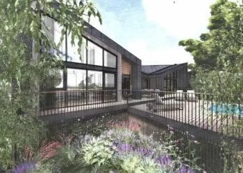 Luxury Welsh treehouse holiday park will come with sauna pods and private swimming pools raised above the ground