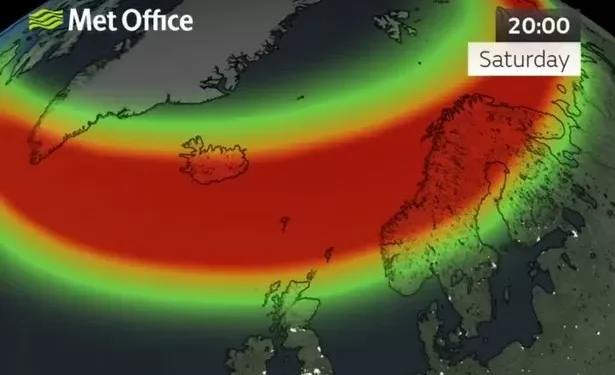 Met Office maps show where people may see Northern Lights in UK tonight