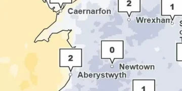 Met Office maps show how cold it’s going to get in Wales this week