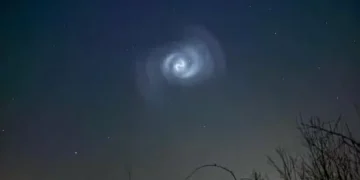 Strange glowing orb seen in skies over Wales