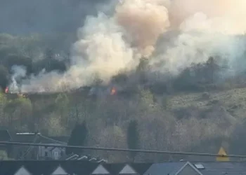 Grass fire at hillside farm ‘started deliberately’