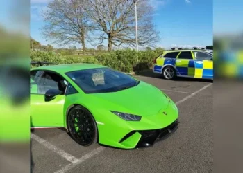 Police knew immediately something wasn’t right with this Lamborghini then they checked some more