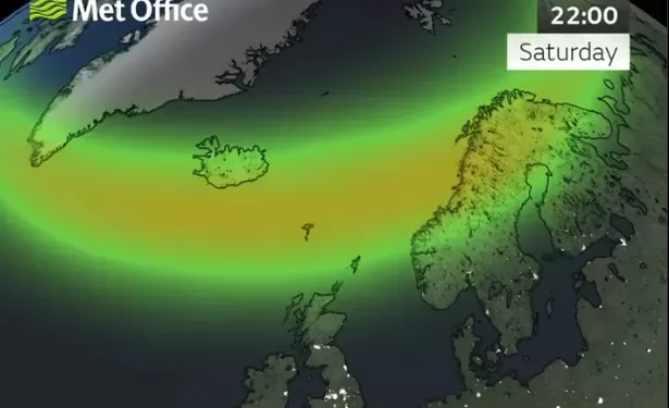 Met Office maps show where people may see Northern Lights in the UK tonight