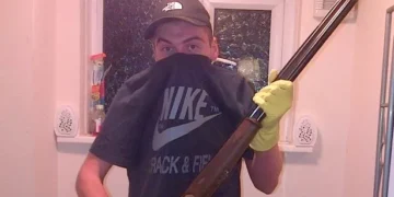 ‘Stupid’ drug trafficker posed with shotgun and spelt out his initials with bullets