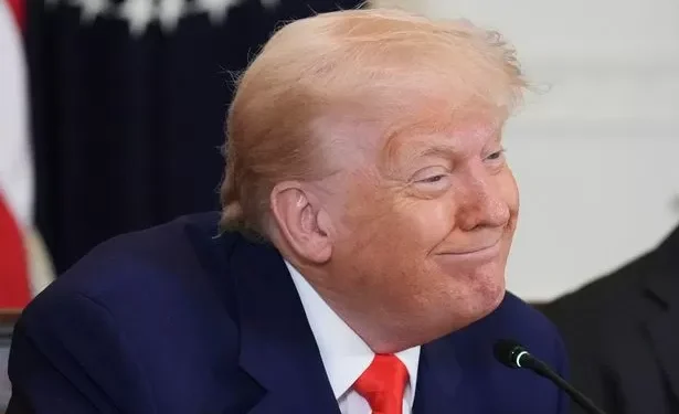 Donald Trump ‘looks embarrassed’ by woman’s reaction at White House meeting