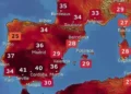 Horrific 40C plus temperatures forecast by Met Office for Spain and Portugal with 25C at night