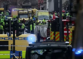 Dozens of people including children injured after car ploughs into fans in Liverpool city centre