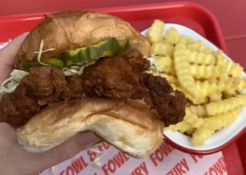 I queued with more than 100 people hoping to try Fowl and Fury’s new restaurant