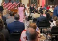 PragerU Gifts White House ‘Road to Liberty’ Exhibit; Usha Vance, Linda McMahon Speak at Unveiling Ceremony