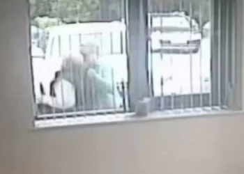 Moment Welsh tycoon ‘assaults’ lawyer caught on CCTV