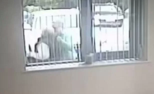 Moment Welsh tycoon ‘assaults’ lawyer caught on CCTV