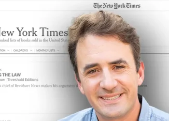 Alex Marlow’s Lawfare Expose ‘Breaking the Law’ Lands on New York Times Best Sellers List