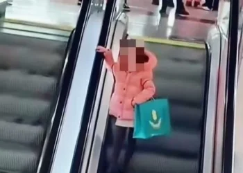 Shopping centre responds to ‘pink coat girl’ viral videos