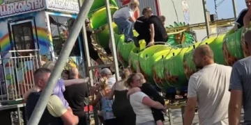 Police give injury update after Coney Beach park ride leaves tracks