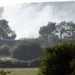 Fire crews tackle large blaze that can be seen from miles away