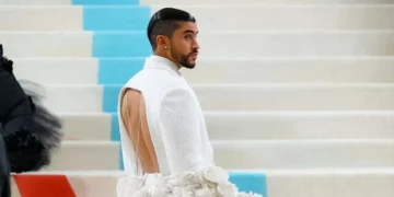 Photos of Bad Bunny in Mini Skirt, High Hills Go Viral After Super Bowl Halftime Show Announcement