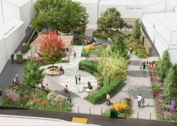 Greenery and pergolas to feature at revamped town square