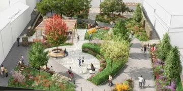 Greenery and pergolas to feature at revamped town square