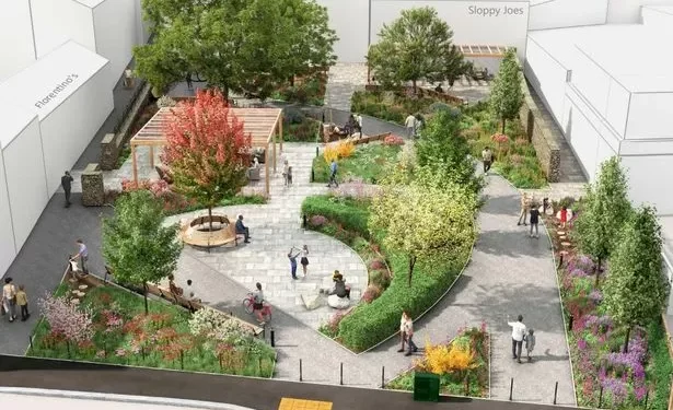 Greenery and pergolas to feature at revamped town square