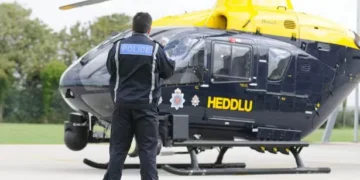 Why a police helicopter was hovering over part of Cardiff