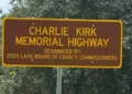 Ron DeSantis: Lake County Becomes First to Approve ‘Charlie Kirk Memorial Highway’