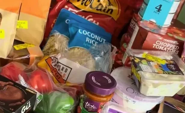 Mum’s perfect timing sees her bag epic Sainsbury’s yellow-sticker haul