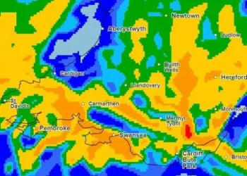 Weather maps show places set to be worst hit as Wales faces 24 hours of downpours