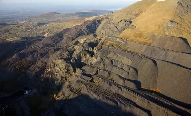Walker explores immense old Welsh quarry and finds something remarkable