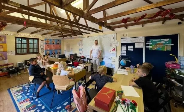 Millionaire dad builds £150k mini-school in garden and employs two teachers for his children