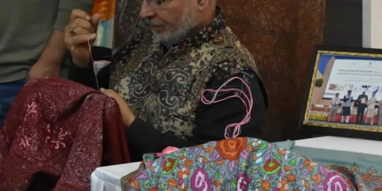 Needle, thread and reels: How Kashmir’s artisans are stitching survival online