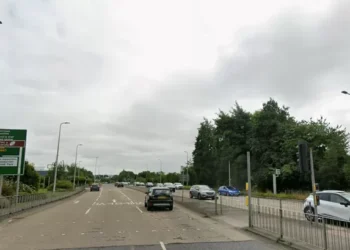 Person taken to hospital after crash involving motorbike and car