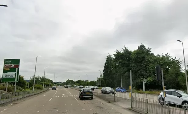 Person taken to hospital after crash involving motorbike and car