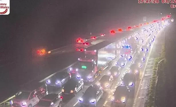 Multi-vehicle crash brought M4 to complete halt with debris scattered over motorway