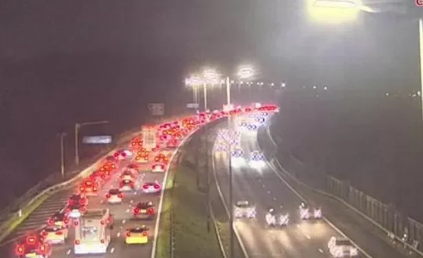 M4 traffic nightmare after three-vehicle crash