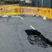 Major update three weeks after sinkhole appeared on major city road