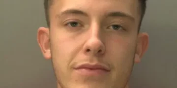 He messaged saying he was ‘outside’ but it was police who came to meet him