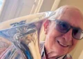 Trumpet player, 95, still going strong in the band he’s been in for 87 years