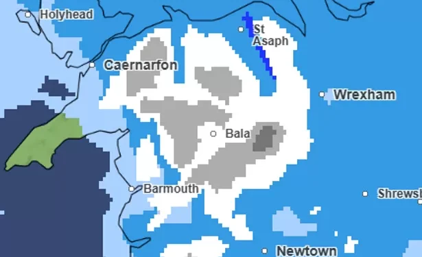 Weather maps pinpoint when the most snow will fall in Wales as temperatures plummet