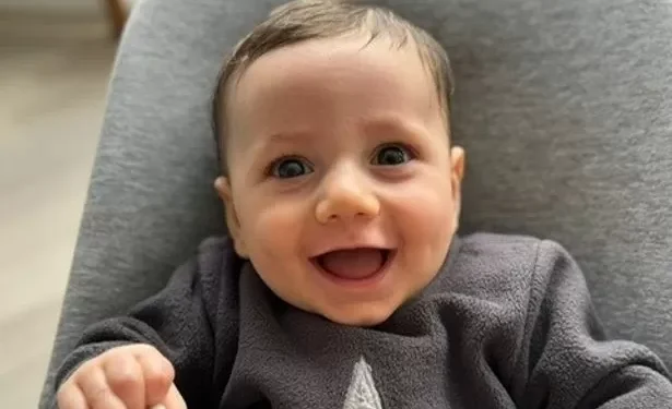 Everton’s new football stadium lit up in touching gesture to ill Welsh baby